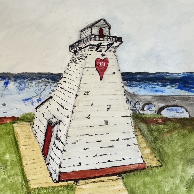 “Lighthouse to Confederation”

First watercolour based painting based on our trip to PEI.
Completed 1 Aug, 2025

Watercolour on cold press paper
8 x 12