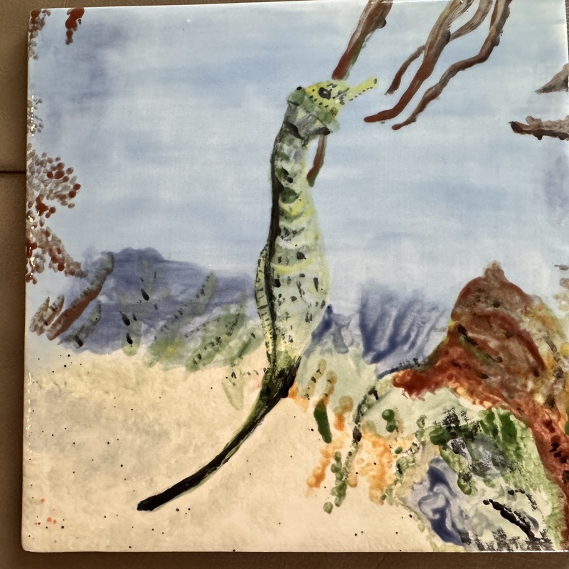Seahorse

Ceramic tile painting, completed 9 Jun, 2025
