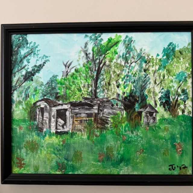 William Casselman’s home

A derelict shed once home to one of my wife’s ancestors.

Acrylic on canvas
11 x 14
