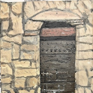 12-14th century Dungeon door at St. Paul de Vence in France.