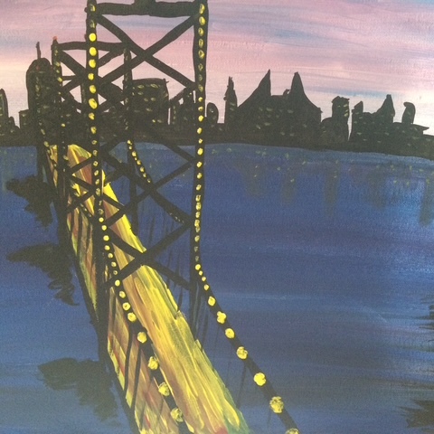 Bridge and Skyline Paint Nite